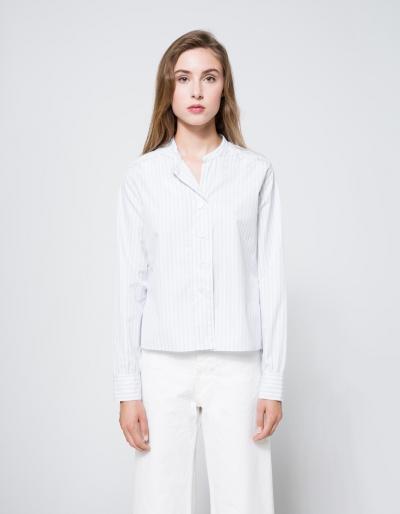 Margaret Howell Wide Placket Shirt In