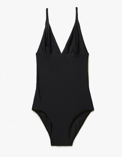 Matteau Swim Plunge Maillot In Black
