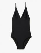 Matteau Swim Plunge Maillot In Black