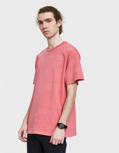 John Elliott Big Tee In Washed Red