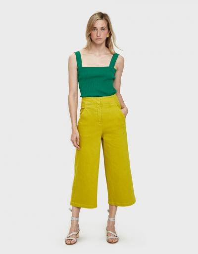 Tibi Garment Dyed Cropped Jean