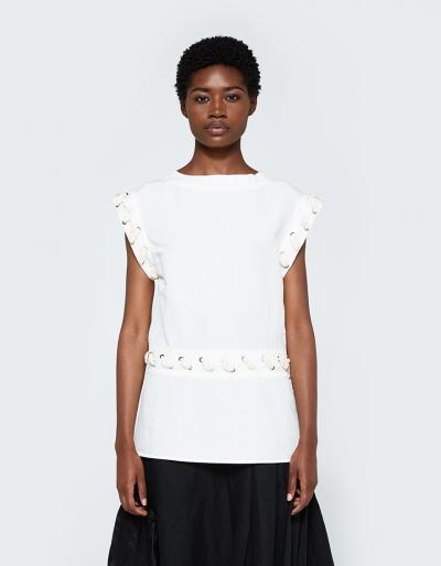 J.w. Anderson Washed Slub Cotton Top
