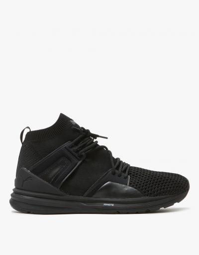 Puma B.o.g Limitless Hi Evoknit In Black/black