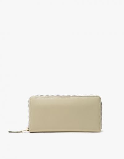 Comme Des Gar Ons Classic Leather Line Sa0110 Wallet In Off-white