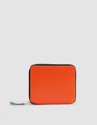 Comme Des Gar Ons Wallet Super Flou Leather Line Sa2100sf Wallet In Orange
