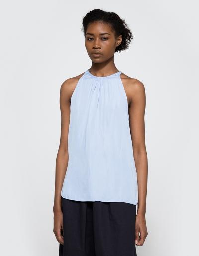 Farrow Halter Top In Pale Blue