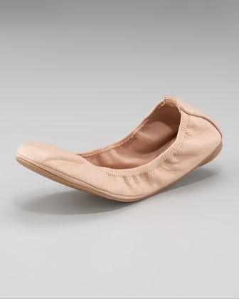 Tory Burch Eddie Leather Ballerina 