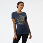 New Balance Women's United Airlines Nyc Half Landmark Short Sleeve