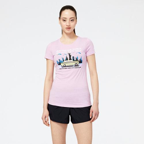 New Balance Women's Nyc Marathon Taxi Graphic Tee