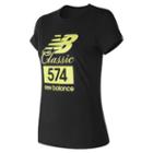 New Balance 81569 Women's Essentials 574 Tee - (wt81569)