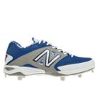 New Balance Low-cut 4040v2 Metal Cleat Men's Low-cut Cleats Shoes - Grey, Blue, White (l4040gb2)