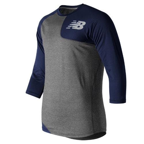 New Balance 315 Men's Baseball Asym Base Layer Left - Navy/grey (tmmt315ltnv)
