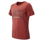 New Balance 71615 Men's Brooklyn Half Coney Is Tee - Red (mt71615vcly)