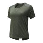 New Balance 93270 Women's Impact Run Mesh Short Sleeve - Green (wt93270see)