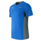 New Balance 53061 Men's Nyc Marathon Training Ss Tee - Blue (mt53061velb)
