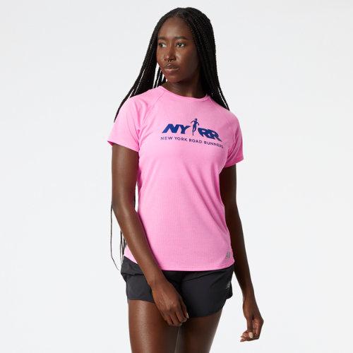 New Balance Women's Run For Life Impact Run Graphic Short Sleeve