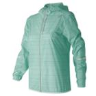 New Balance 71203 Women's Reflective Light Packable Jacket - Green (wj71203wvp)