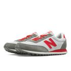 New Balance 410 Seersucker Women's Running Classics Shoes - Grey, Light Grey, Red (wl410sfc)