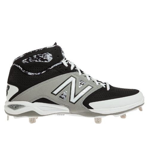 New Balance Mid-cut 4040v2 Metal Cleat Men's Mid-cut Cleats Shoes - Black, Grey, White (m4040gk2)