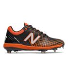 New Balance 4040v5 Metal Men's Cleats And Turf Shoes - Black/orange (l4040bo5)