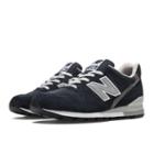 New Balance Connoisseur Authors 996 Men's Made In Usa Shoes - Navy, Silver (m996nav)