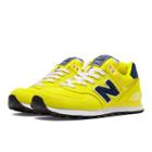 New Balance 574 Pique Polo Pack Women's 574 Shoes - Yellow, Navy (wl574poi)