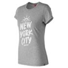 New Balance 83535 Women's Nyc Marathon Essentials Nb Track Club Tee - (wt83535m)