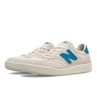 New Balance 300 Vintage Men's Court Classics Shoes - White, Blue Atoll (crt300wb)