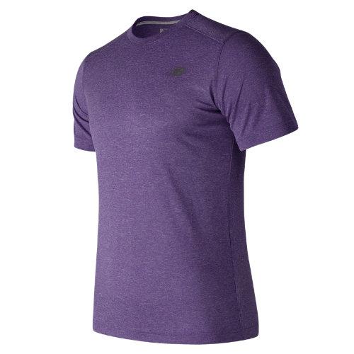 New Balance 53081 Men's Short Sleeve Heather Tech Tee - Purple (mt53081bph)