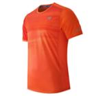 New Balance 61229 Men's Nb Ice Short Sleeve - Lava, Chrome Red (mt61229lav)