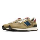 New Balance 990 Distinct Mid-century Modern Men's Made In Usa Shoes - Tan, Navy, Burgundy (m990dan)