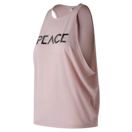 New Balance 73465 Women's Graphic Wedge Layering Tank - Pink (wt73465fdr)