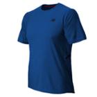 New Balance 5191 Men's Shift Short Sleeve Top - Optic Blue Heather (mft5191oph)