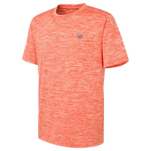 New Balance 12514 Kids' Short Sleeve Performance Tee - Orange/grey (bt12514aot)