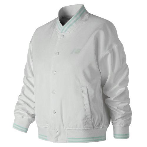New Balance 91575 Women's Essentials Stadium Jacket - White (wj91575wt)