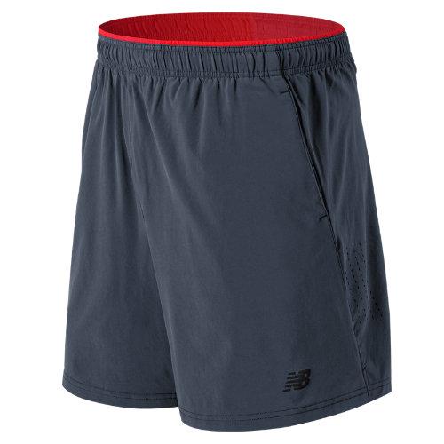 New Balance 53051 Men's Woven 2-in-1 Short - Thunder, Flame (ms53051thn)