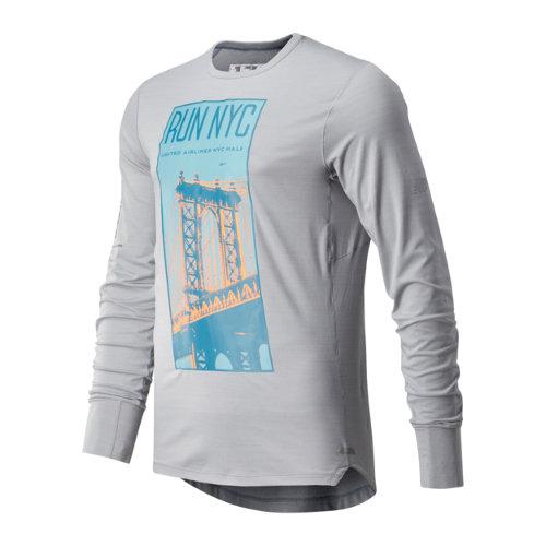 New Balance 91230 Men's United Airlines Half Seasonless Long Sleeve - (mt91230c)