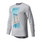 New Balance 91230 Men's United Airlines Half Seasonless Long Sleeve - (mt91230c)