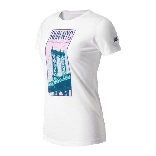 New Balance 91625 Women's United Airlines Half Manhattan Bridge Tee - (wt91625c)