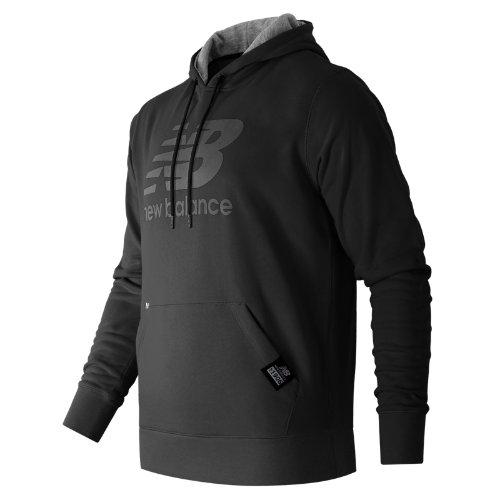 New Balance 53517 Men's Pullover Hoodie - Black (mt53517bk)