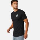 New Balance 93781 Men's Nb Finisher Graphic Tee - Black/green (mt93781nem)