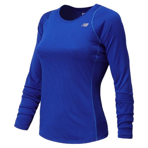 New Balance 4327 Women's Accelerate Long Sleeve - Uv Blue, Paradise (wrt4327uvb)