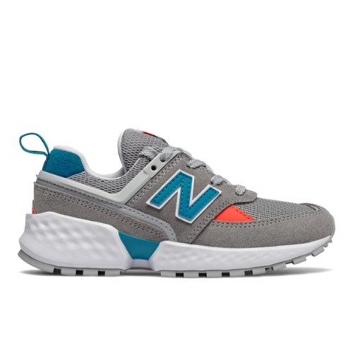 New Balance 574 Sport Kids' Pre-school Lifestyle Shoes - Grey/blue (ps574sa)