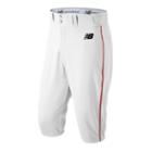 New Balance 240 Men's Adversary 2 Baseball Piped Knicker Athletic - White/red (bmp240wrd)