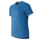 New Balance 61032 Men's Max Speed Short Sleeve Top - Sonar (mt61032son)