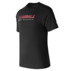 New Balance 703 Men's Baseball Speed Tee - Black/red (tmmt703tbk)