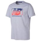 New Balance 12513 Kids' Short Sleeve Graphic Tee - Silver (bt12513svm)