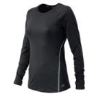 New Balance 61101 Women's Trinamic Long Sleeve Top - Black (wt61101bk)