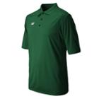 New Balance 9306 Men's Solid Short Sleeve Polo - Team Dark Green (tpt9306tdg)