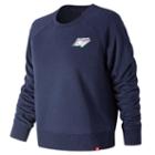 New Balance 91578 Women's Essentials 90s Crew - Navy (wt91578pgm)